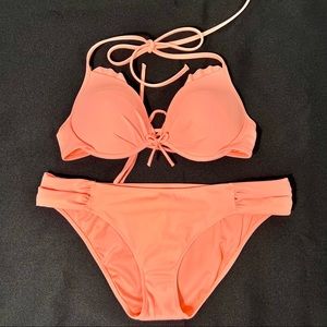 Victoria's Secret Malibu Fabulous Push-up Bikini Top & Low Rise Bikini Bottom